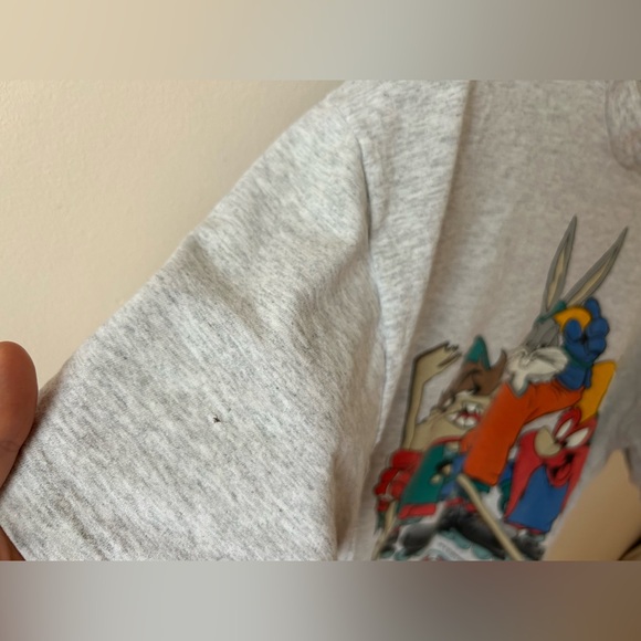 💥SOLD💥 Vintage 1994 Looney Tunes Novel Teez tee shirt single stitch Toons 90s - Picture 6 of 16